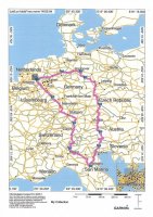 2019 European Tour Map A