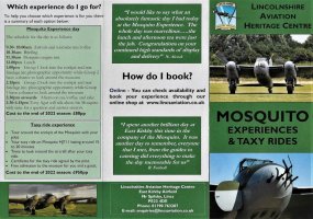 2022 Mosquito Experience Day Leaflet A
