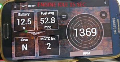 Engine idle 15 sec r3