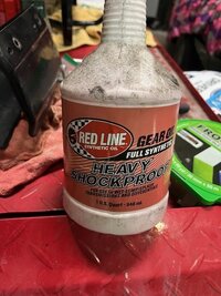 Redline Gear Oil