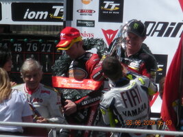 Rossi giving prizes