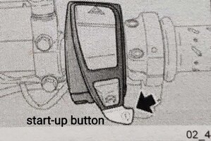 Start up button