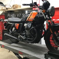 Moto Guzzi V7 New Mistral Pipes